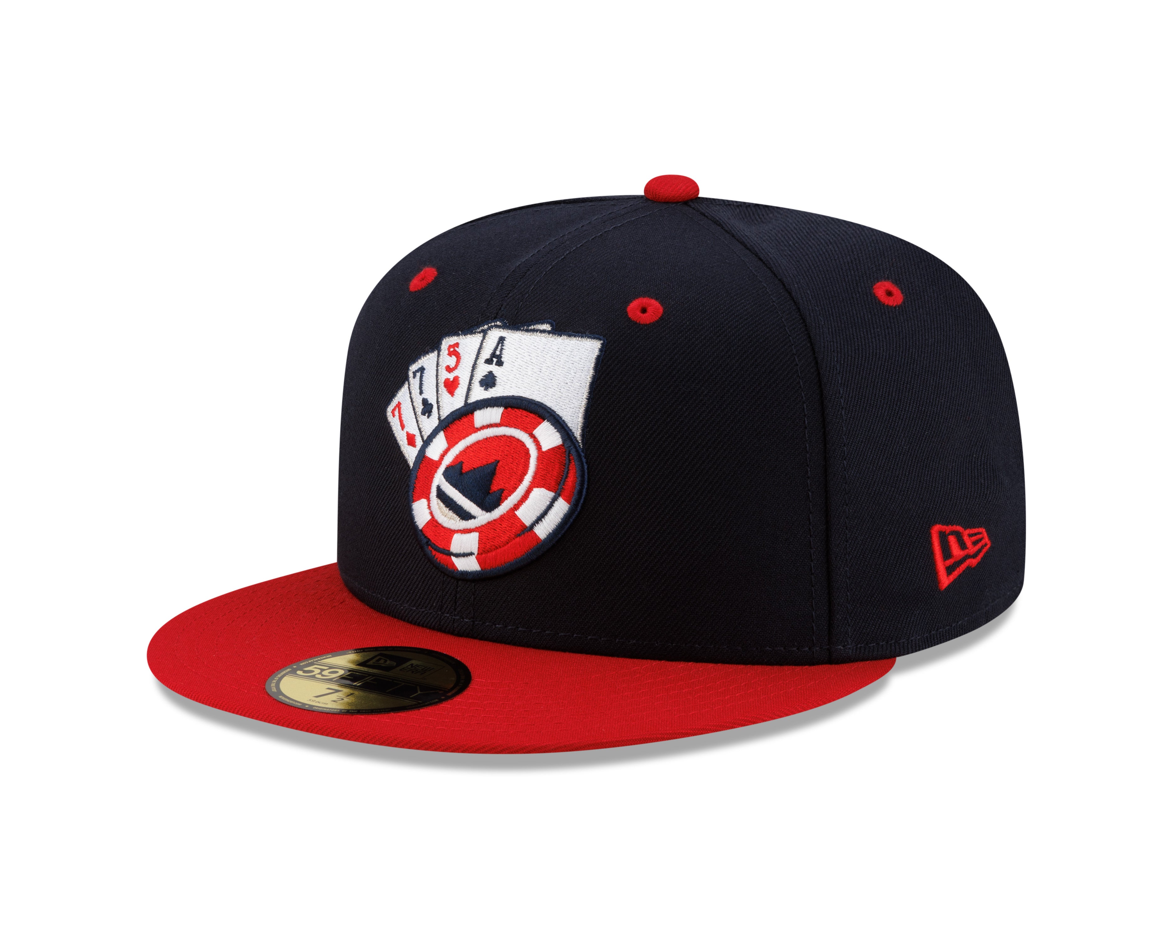 帽子 All Red Hat Reno Aces 775 Poker Chip Fitted Hat – Reno Aces Official Store