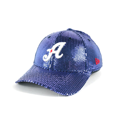Reno Aces 9FORTY Women's Navy Sequin New Era Adjustable Hat