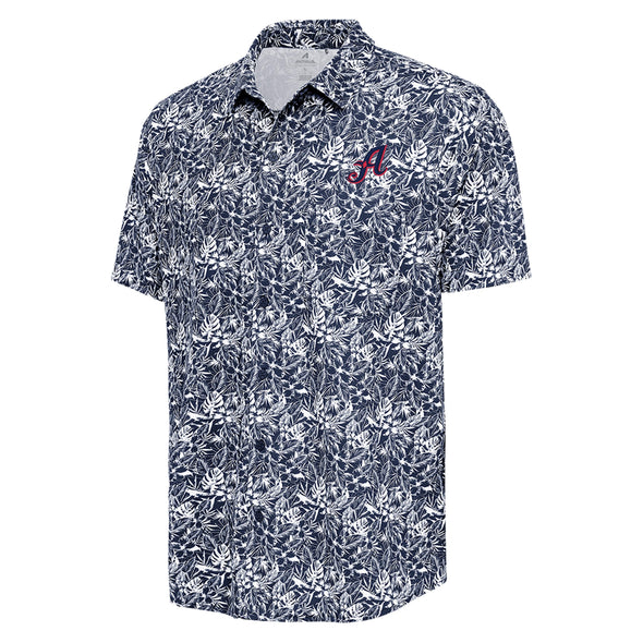 Reno Aces Men's Navy Resort Button Up