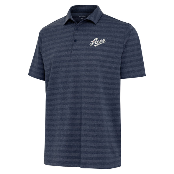 Reno Aces Men's Tonal Stripe Polo Tee