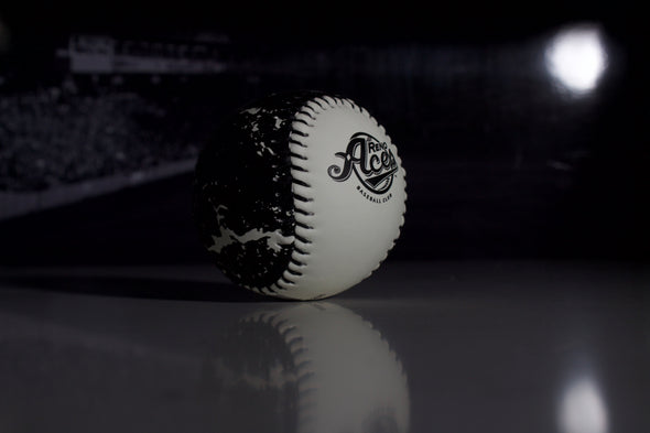 Glow in the Dark Paint Splatter Baseball