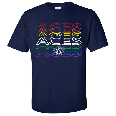 Reno Aces 2025 Navy Pride Night Tee