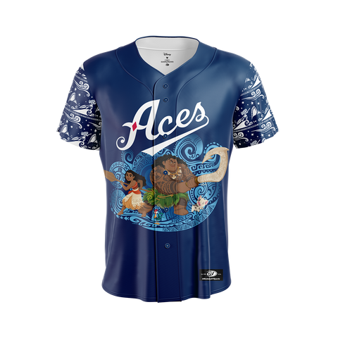 Reno Aces OT Sports Adult Moana Theme Night Replica Jersey