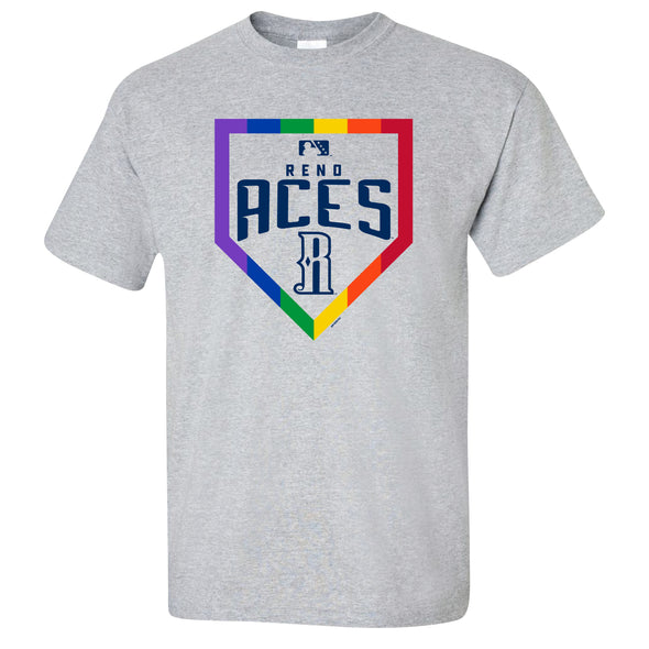 Reno Aces 2025 Gray Pride Night Tee