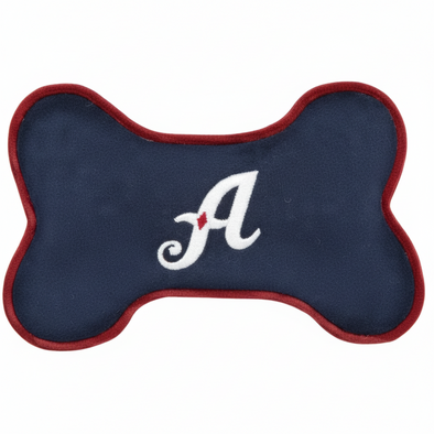Bone-shaped squeak toy with 'A' logo and text 'Reno Aces'
