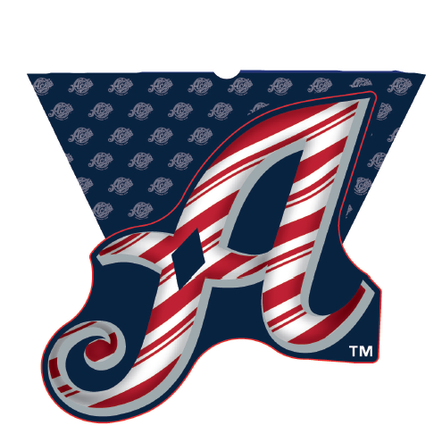 NEW Candy Cane "A" Ornament