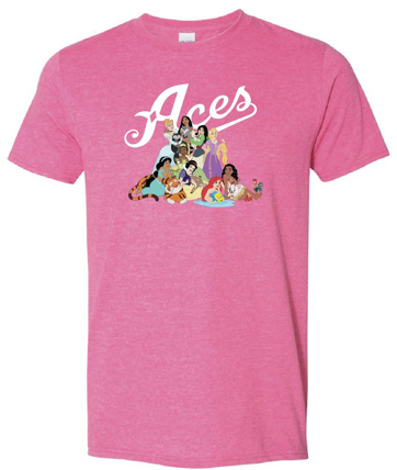 Princess Theme Night Pink Tee