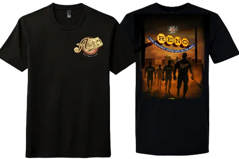 Reno Aces Vintage Desperado Reno Sign Tee