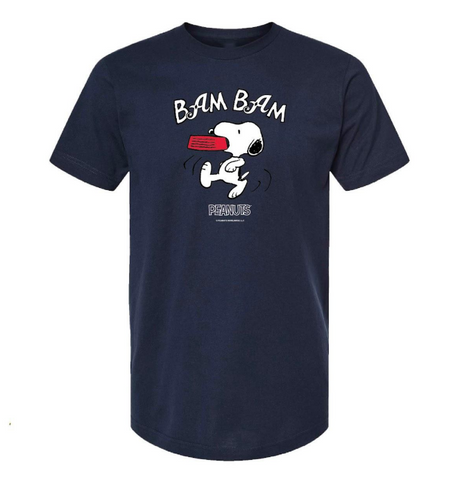 Reno Aces Youth Peanuts Theme Night Snoopy Bam Bam Tee