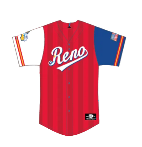 California Collegiate League All Star Red Stripes OT Sports Jersey