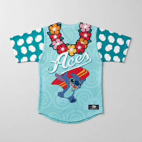 Reno Aces Lilo N Stitch Theme Night Youth Lay OT Sports Jersey