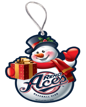 Reno Aces 2024 Snowman Ornament