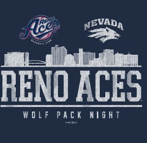 Reno Aces and University of Nevada Reno Tee 2023 – Reno Aces Official Store
