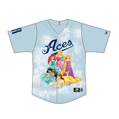 Reno Aces Princess Theme Night Sky Blue Toddler Jersey