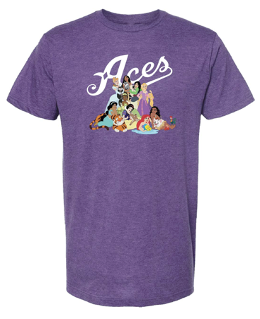 Princess Theme Night Purple Tee