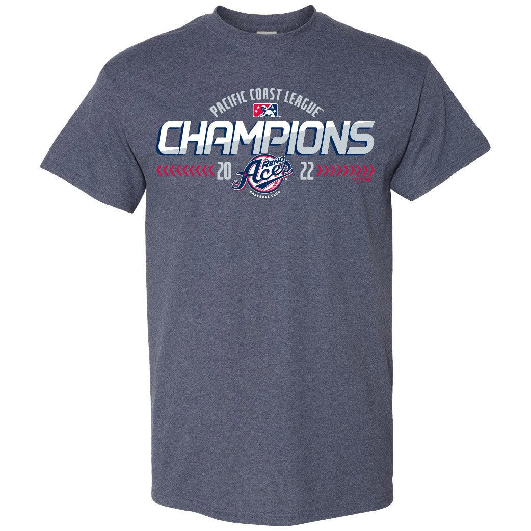 Reno Aces Champions Tee Pacific Coast League 2022 Locker Room Tee ...